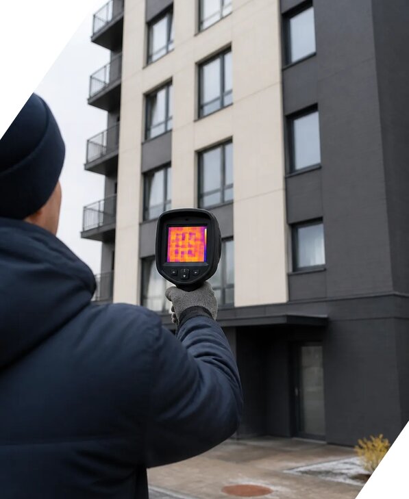 Тепловизионное обследование зданий в Балакове от 5089 р. | ЭкспертизаРоссия